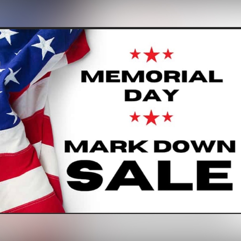 Memorial Day Sale! Many closet items have been reduced!